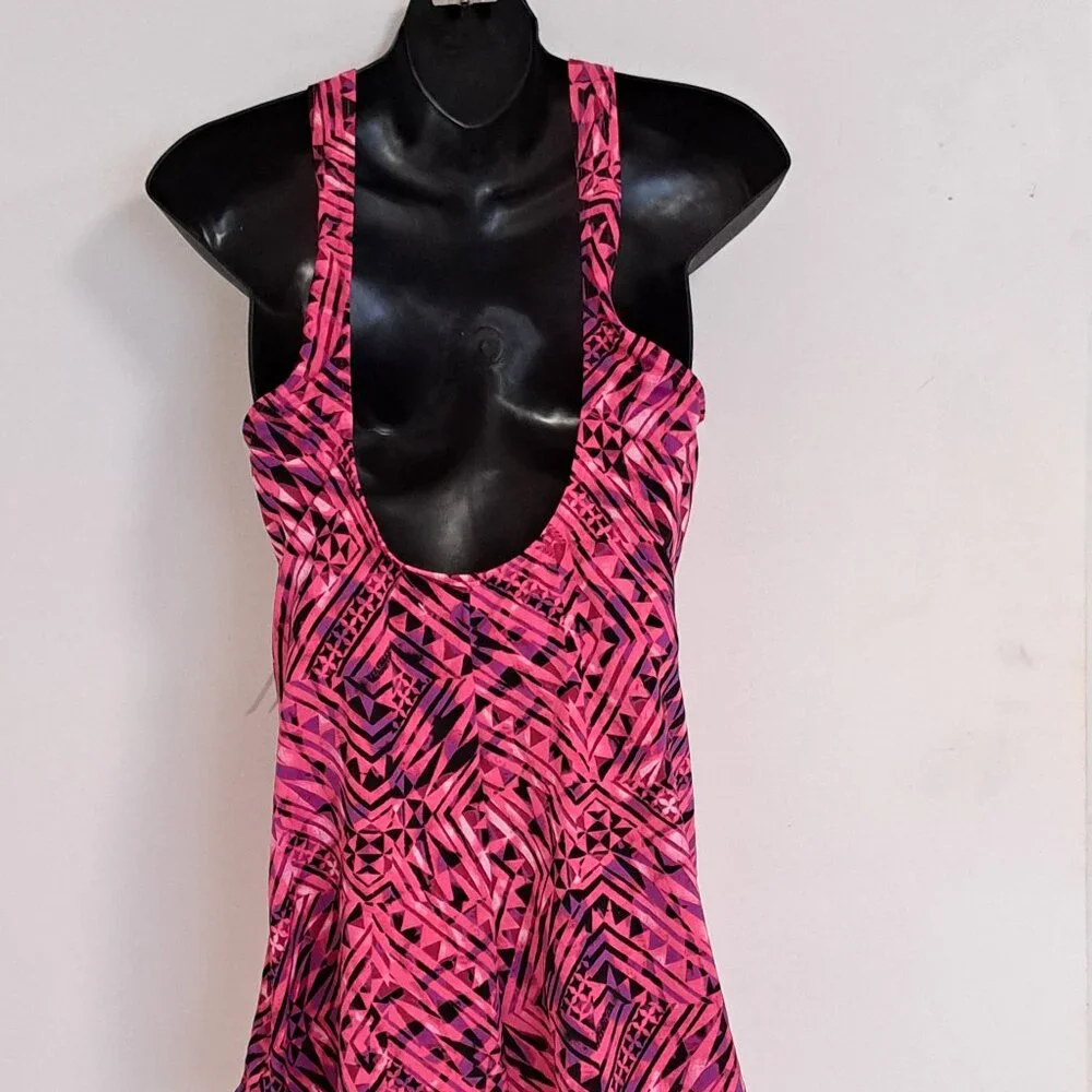 Swimsuits For All Aquabelle Pink & Purple One Piece Swimsuit NWT Size 20